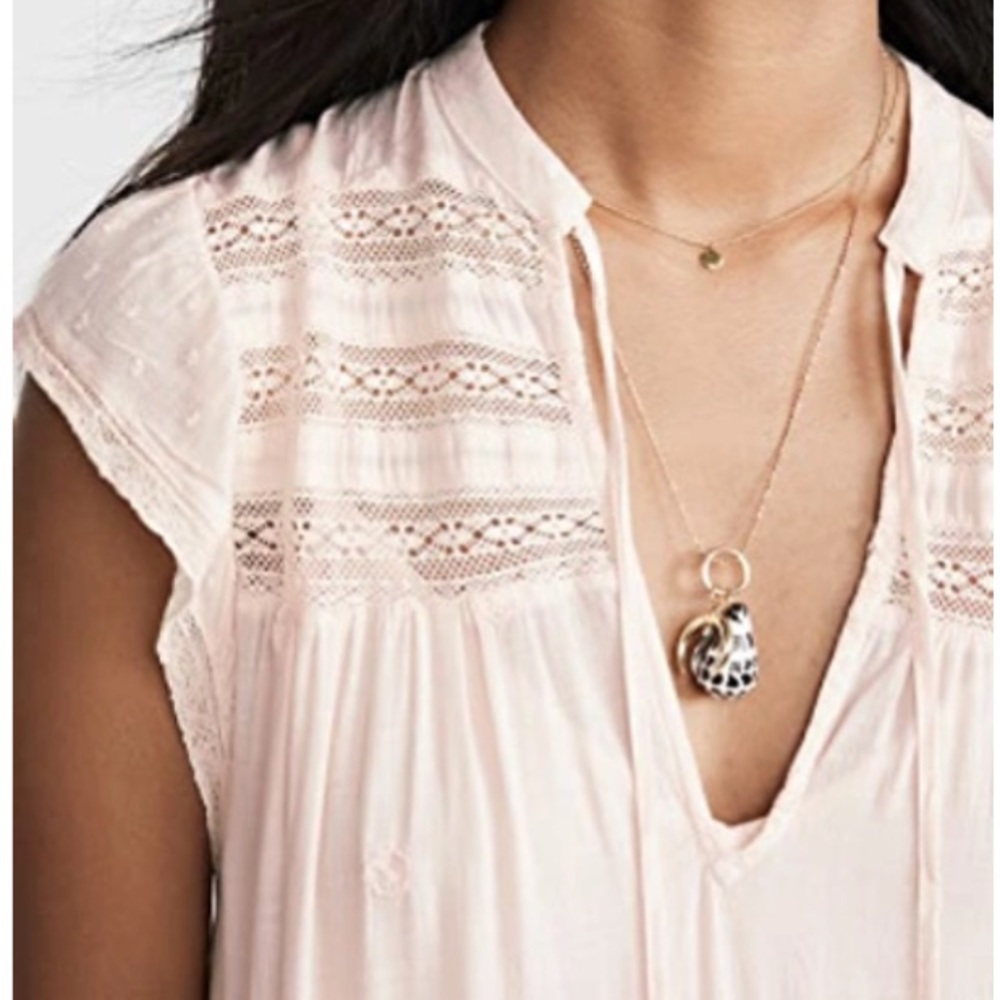 Free People New Midnight Midi Lace Embroidered Dress Light Pink - Picture 4 of 10